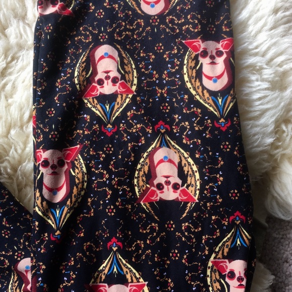 *SOLD* Unicorn Lularoe Chihuahua Leggings - Picture 2 of 4